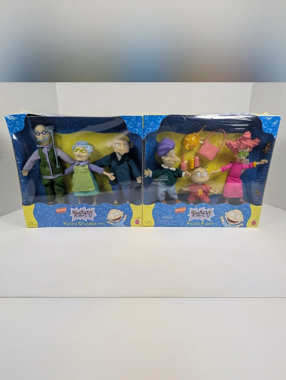 Vintage 1997-98 Rugrats Mattel Pickles Family & Grandparents New Factory Sealed